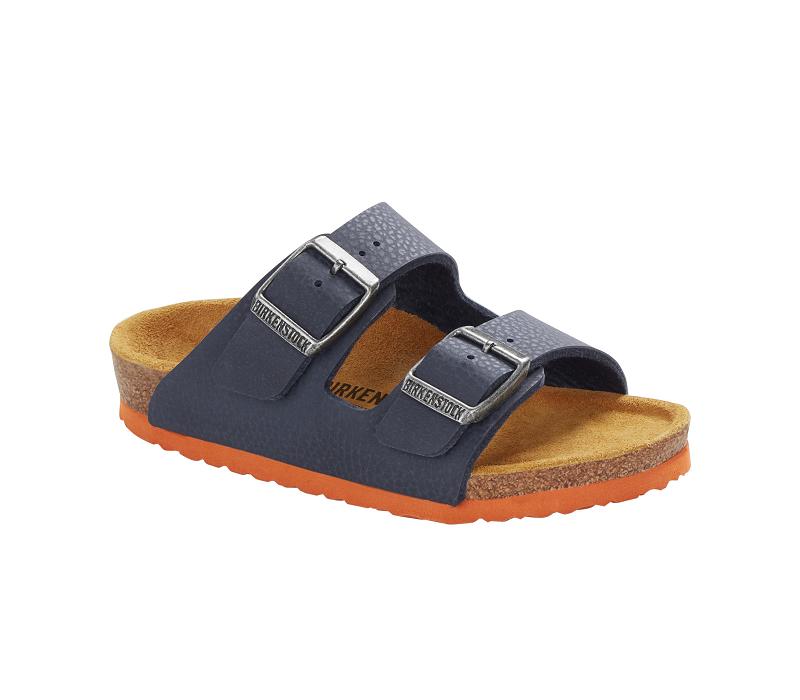 Birkenstock Birko Flor Narrow Arizona Børn Blå | DK 163YXF